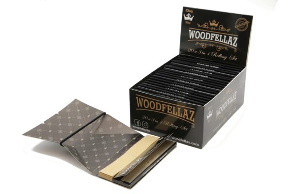 3 in 1 Rolling Papers, Tips, Tray - BOX